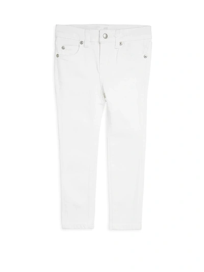 Shop 7 For All Mankind Little Girl's Skinny Jeans In Clean White