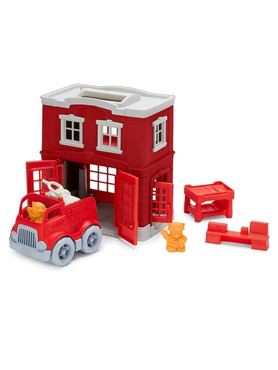 GREEN TOYS FIRE STATION TOY SET 400099356904
