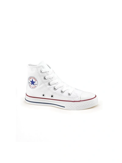 Shop Converse Kid's Chuck Taylor All Star Canvas High-top Sneakers In White