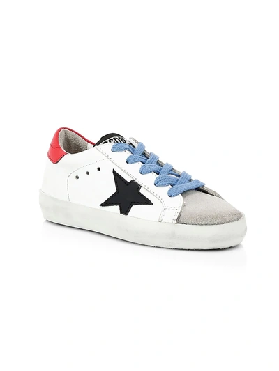 Shop Golden Goose Baby's, Little Kid's & Kid's's Superstar Leather Sneakers In White