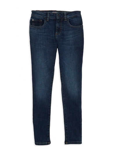 Shop Dl Premium Denim Little Boy's Zane Super Skinny Jeans In Flex