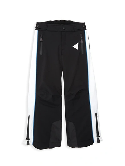 Shop Moncler Little Boy's & Boy's Technical Ski Pants In Black