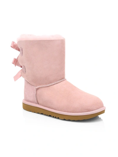 Shop Ugg Pure Bailey Bow Ii Boots In Pink Crystal