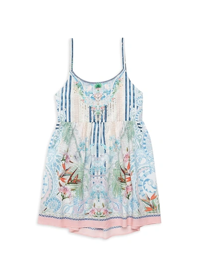 Shop Camilla Little Girl's & Girl's Beach Shack Print A-line Dress