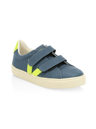 Shop Veja Baby's, Little Kid's & Kid's Fluorescent Organic Cotton Sneakers In California