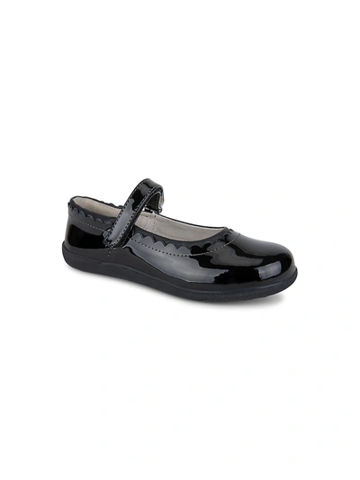 Shop See Kai Run Baby's & Little Girl's Jane Ii Patent Leather Mary Jane Shoes In Black