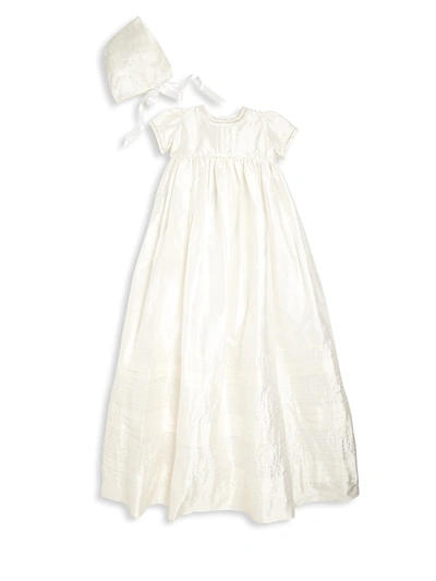 Isabel Garreton Baby s Lovely Christening Embroidered Gown In White ModeSens