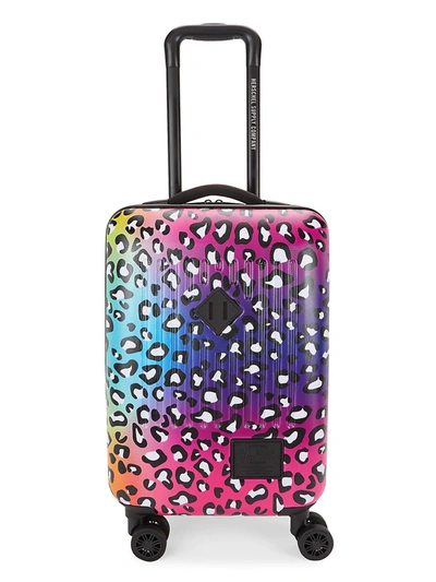 Shop Herschel Supply Co Gradient Leopard-print Little Herschel Suitcase