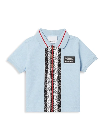 Shop Burberry Baby's, Little Boy's & Boy's C Kb5 Joseph T-shirt In Pale Blue