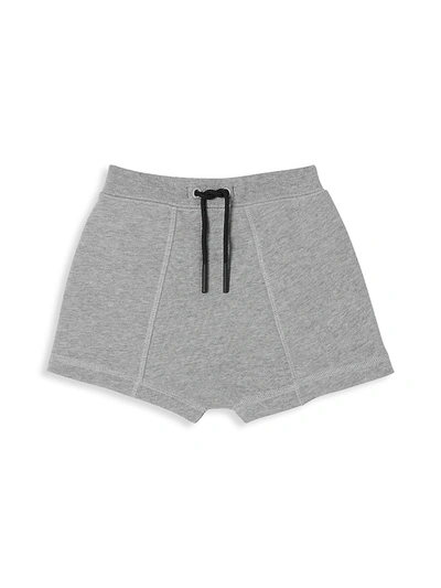 Shop Burberry Baby's & Little Boy's Ib4 Lucian Tape Shorts In Grey
