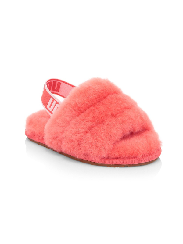 ugg fluff yeah slide coral