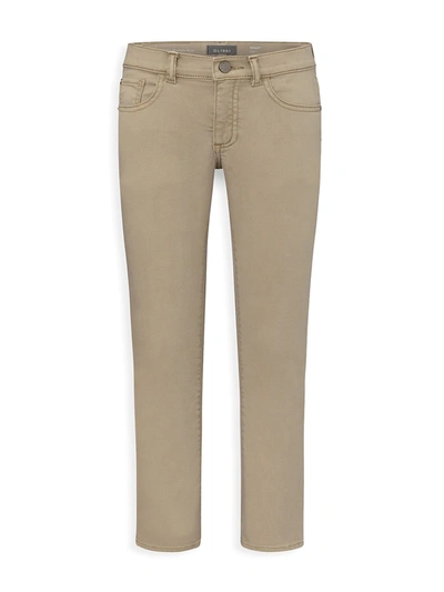 Shop Dl Premium Denim Little Boy's & Boy's Brady Slim-fit Khaki Pants In Alder
