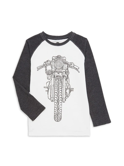 Shop Appaman Little Boy's & Boy's Motorcycle Graphic T-shirt In White