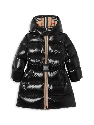 Hændelse erindringer Unødvendig Burberry Kids' Little Girl's & Girl's Abriana Down Puffer Jacket In Black |  ModeSens