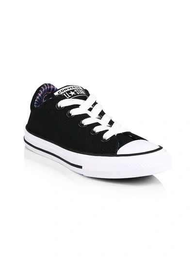 Shop Converse Boy's Chuck Taylor All Star Low-top Sneakers In Black