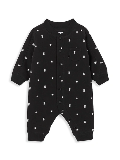 Shop Burberry Baby's Marcel Coverall In Black