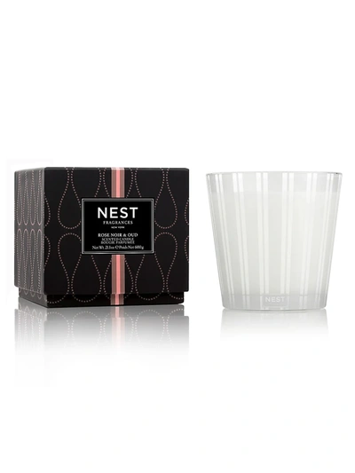 Shop Nest Fragrances Women's Rose Noir & Oud Three-wick Candle