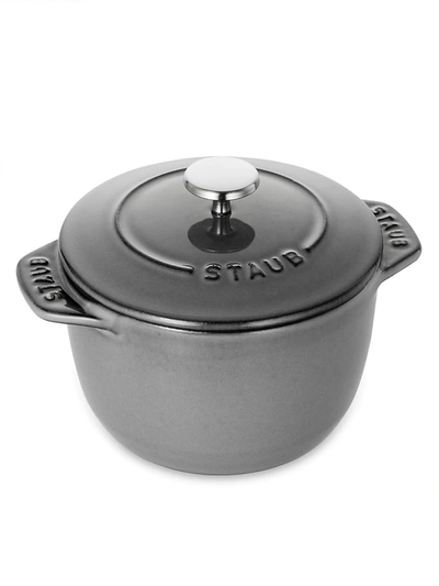 Shop Staub 0.75-quart Petite French Oven Dish In Graphite