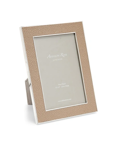 Shop Addison Ross Rectangle Silver-plated Photo Frame In Sand
