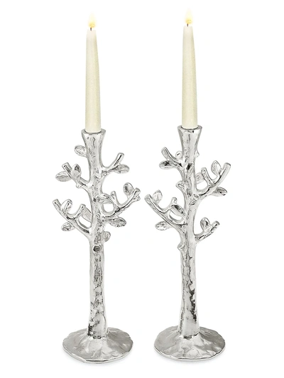 Shop Michael Aram Tree Of Life Candle Holders, Set Of 2