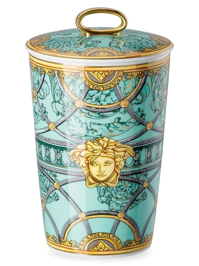 Shop Versace Scala Palazzo Verde Porcelain Scented Votive