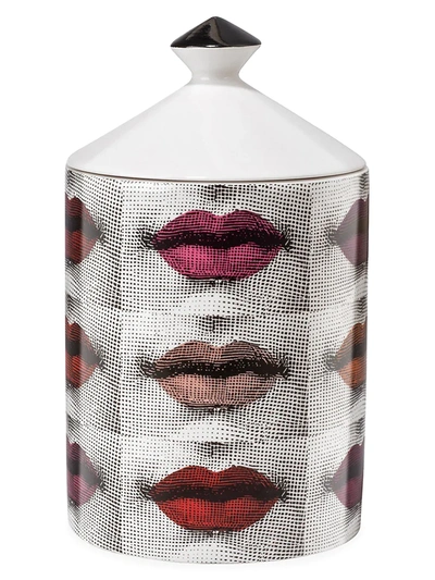 Shop Fornasetti Small Rossetti Flora Di  Scented Ceramic Candle