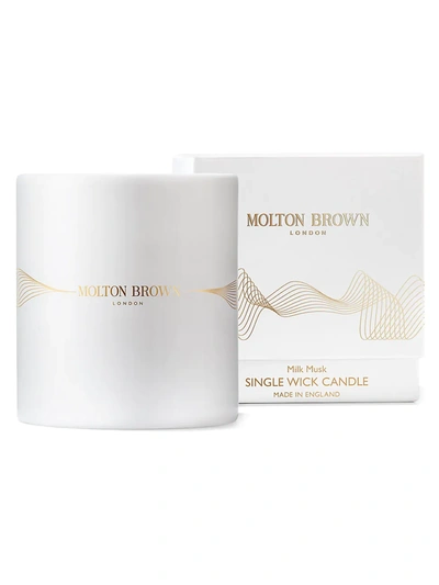 Shop Molton Brown Milk Musk Single Wick Candle