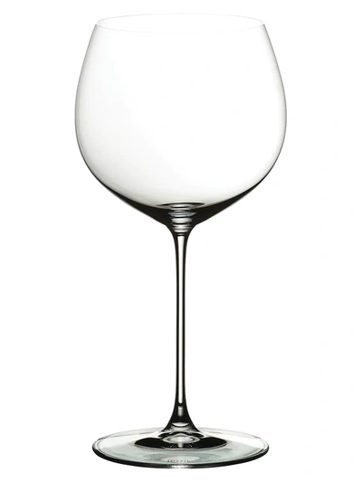 Shop Riedel Veritas Set Of Two Crystal Chardonnay Glasses