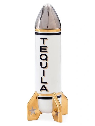 Shop Jonathan Adler Rocket Porcelain & 16k Goldplating Tequila Decanter