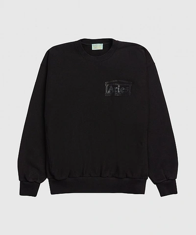 Shop Aries Temple Sweatshirt In Black