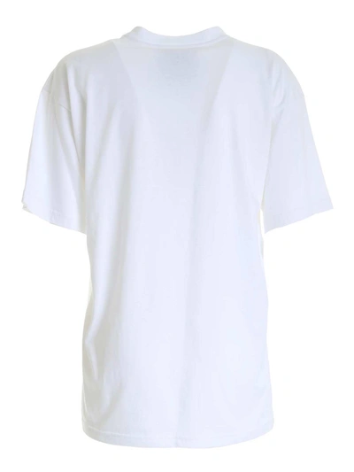 Shop Moschino Tela De Jouy T-shirt In White