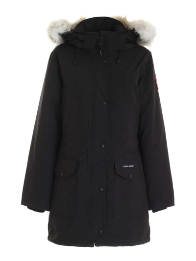 Shop Canada Goose Black Trillium Parka Jacket
