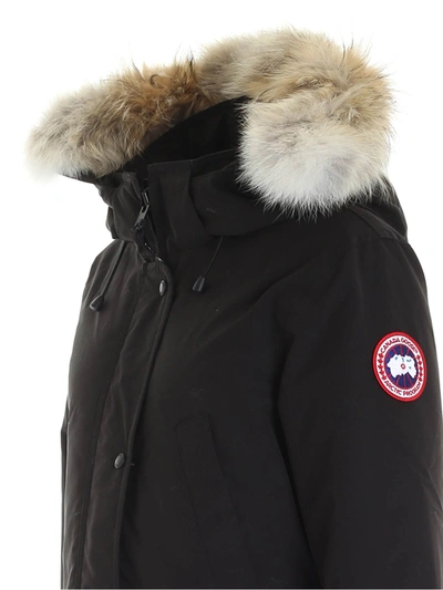 Shop Canada Goose Black Trillium Parka Jacket