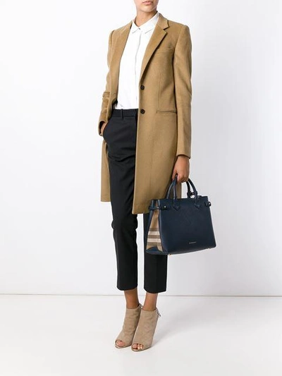 Shop Burberry 'banner' Tote