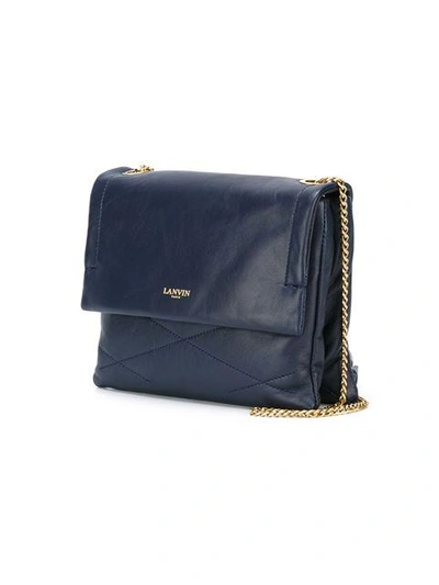 Shop Lanvin 'sugar' Shoulder Bag - Blue