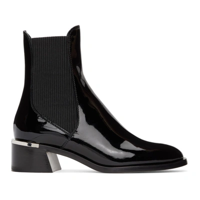 Shop Jimmy Choo Black Rourke 45 Boots