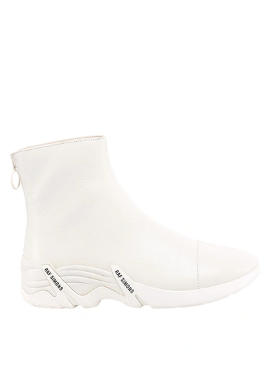 Shop Raf Simons Cyclon Ankle Boots In White