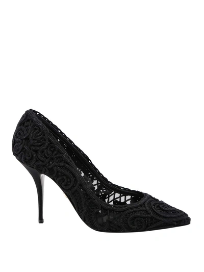 Shop Dolce & Gabbana Cardinale 90 Pumps In Black