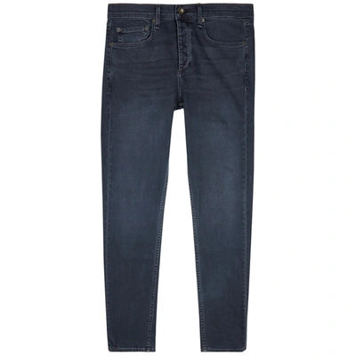 Rag & Bone Fit 2 Fading Stretch Slim-fit Jeans In Dark Blue