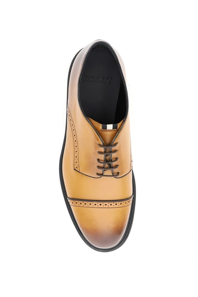 Shop Bally Nidal Lace-up Shoes In Miele 19