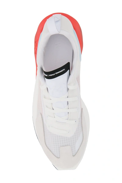 Shop Y-3 Orisan Sneakers In Cwhite Red Sigcya