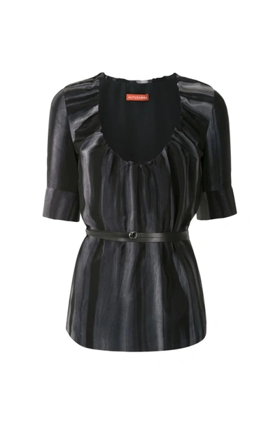 Shop Altuzarra 'nika' Top In Black