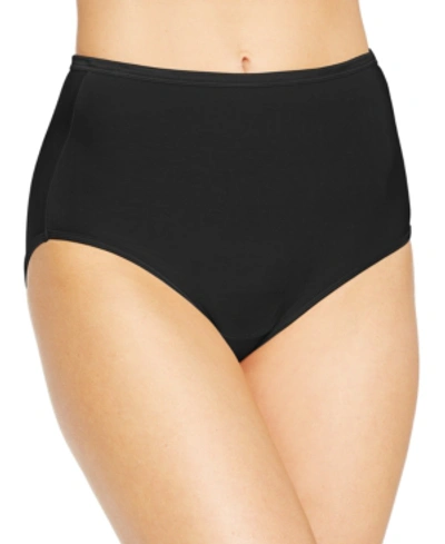 Vanity Fair Illumination Brief Underwear 13109, Also Available In Extended Sizes In Midnight Black