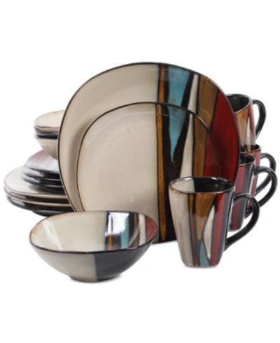 Gibson Althea 16-pc. Dinnerware Set In Red