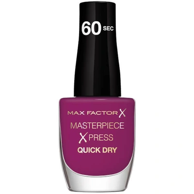 Shop Max Factor Masterpiece X-press Nail Polish 8ml (various Shades) - Pretty As Plum 360