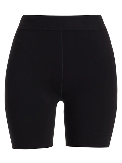 Shop Alexander Wang T Women's Bodycon Bike Shorts In Black