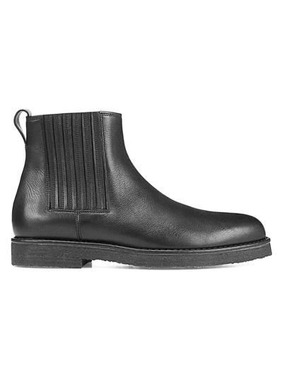 Shop Vince Men's Carmine Leather Chelsea Boots In Black