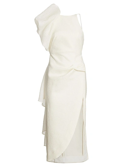 Shop Acler Women's Wattle Sheath Dress In Ivory