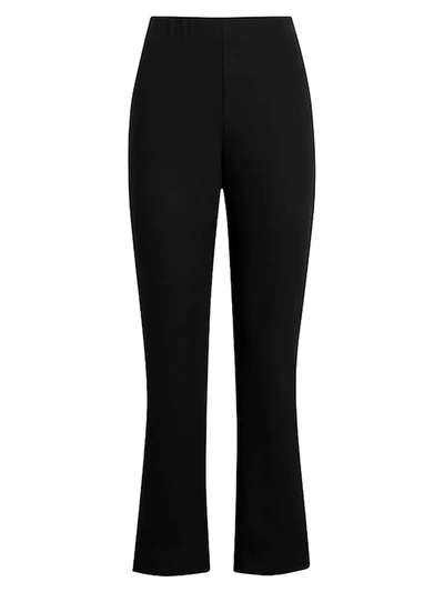 Shop Leset Rio Cropped Flare Pants In Black