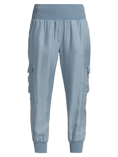 Shop Cinq À Sept Women's Giles Cargo Joggers In Cloudy Day